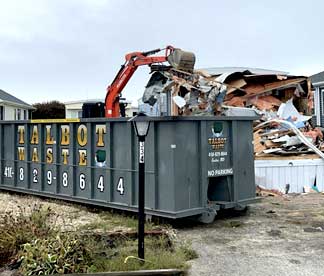 Junk removal services for businesses.