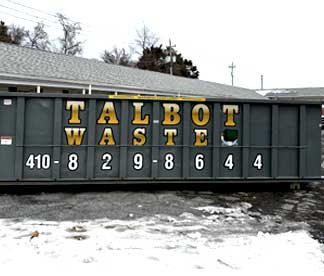 Roll-off services for businesses.