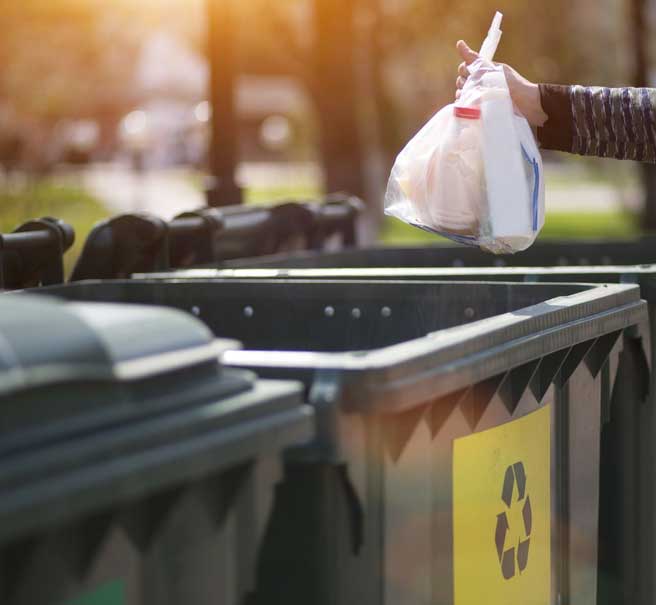 Recycling services for businesses on the Eastern Shore of Maryland.